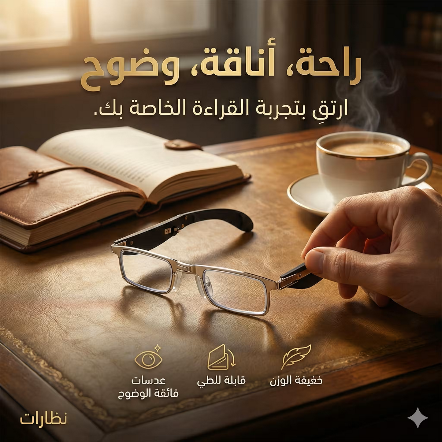 نظارات قراءة قابلة للطي